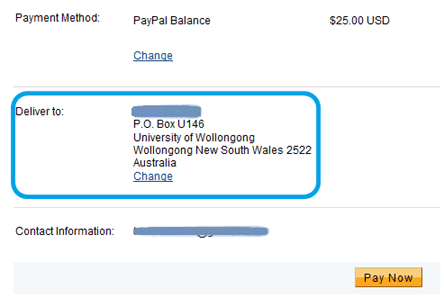 Shipping Address Collection When Paying from PayPal account