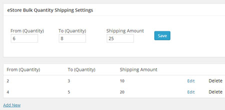screenshot showing how to configure a bulk quantity shipping condition