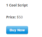 screenshot of buy button created via stripe wordpress plugin