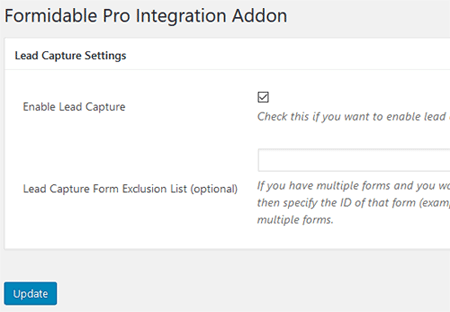 formidable-forms-lead-capture-integration-settings