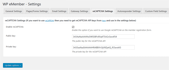 recaptcha-settings-for-membership-registration-page