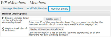 Get Member Email