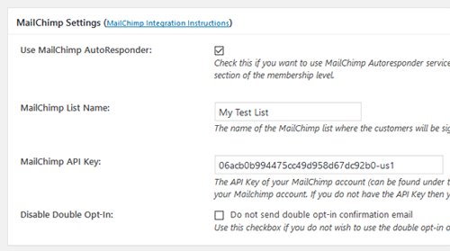 emember-mailchimp-autoresponder-integration-settings