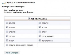 WordPress User's Privilege Settings