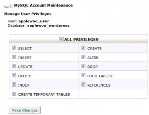 WordPress User's Privilege Settings