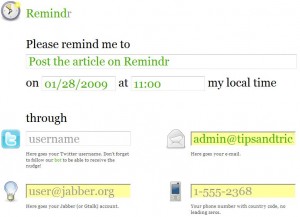 remindr_user_interface Remindr Service User Interface