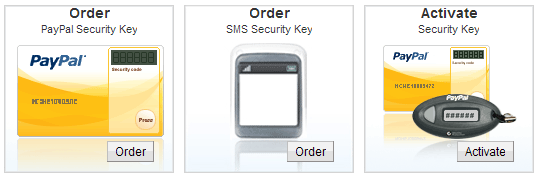 Ordering PayPal Security Key