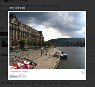PrettyPhoto Lightbox Demo