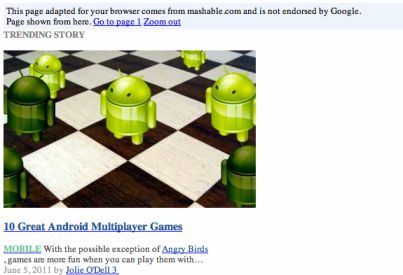 Google-mobile-version