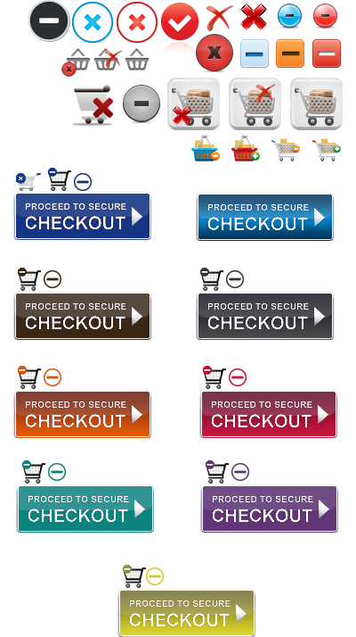 Shopping cart images and icons