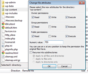 wp-content-folder-permission-change