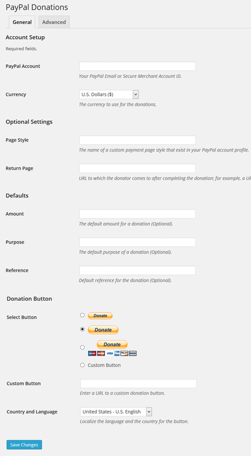 paypal-doantions-widgets-plugin-admin-interface