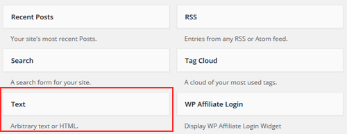 wordpress-text-widget-screenshot