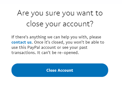 Paypal wont let me add bank account