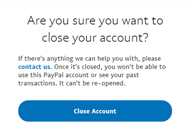 Paypal wont let me add bank