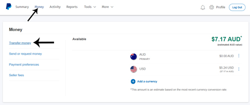 How To Transfer Money From Paypal To Your Bank Account Business