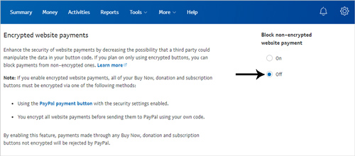 How to fix? An error occurred while adding your PayPal account